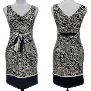 EUC - BCBG Mini Leaf Print Dress
